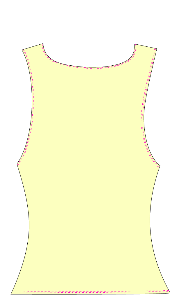 Lemon Drop women’s vests — worn